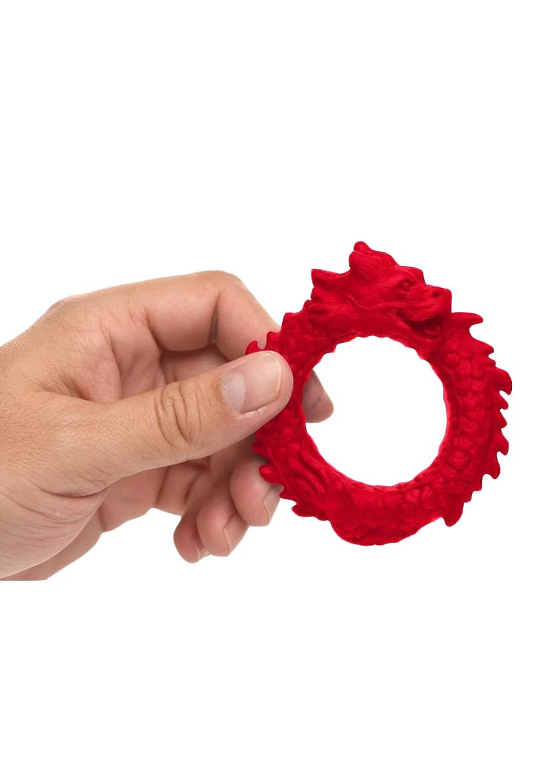 Flaming Dragon Cock Ring - Image 3